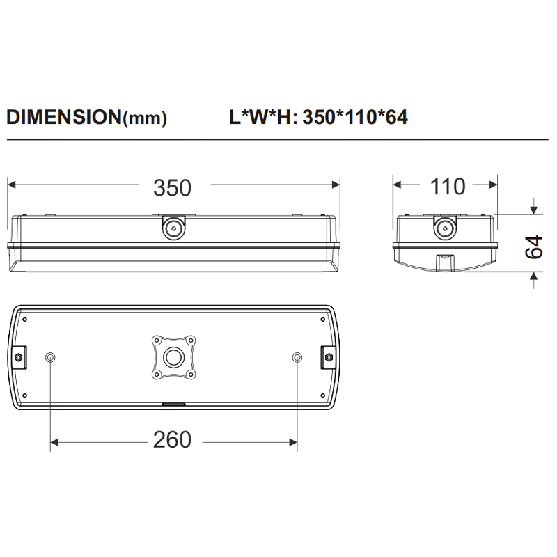 led emergency bulkhead