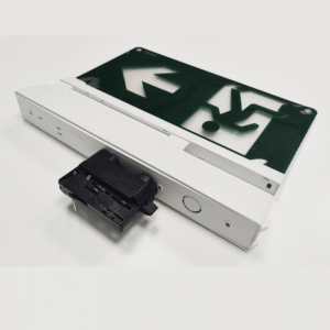 led emergency exit sign track mounting