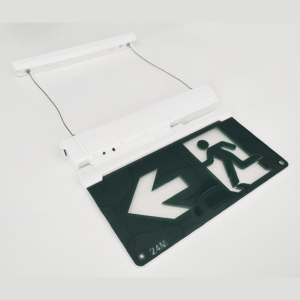 led emergency exit sign suspending mounting