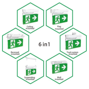 led emergency exit sign