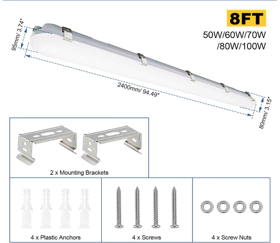 IP 65 weatherproof light